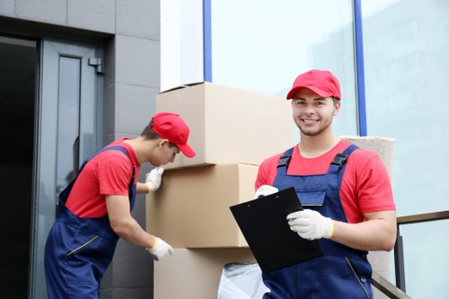 Careful furniture handling during a residential move in Bloomsbury